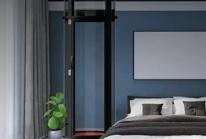 Completed home elevator gallery project